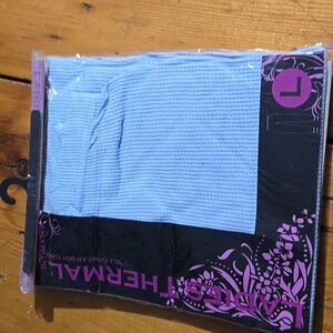 - Nwt ladies thermal bottom sz l blue